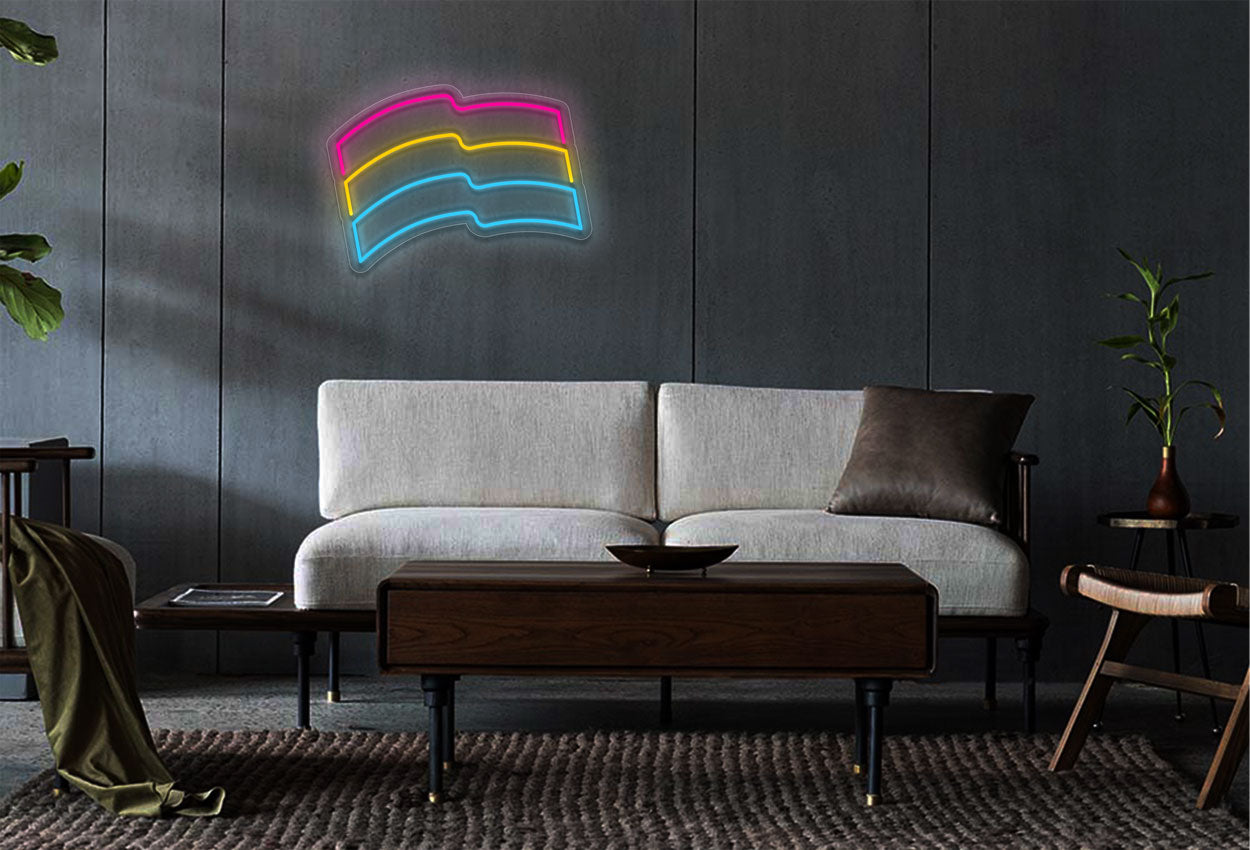 Pansexual Flag LED Neon Sign