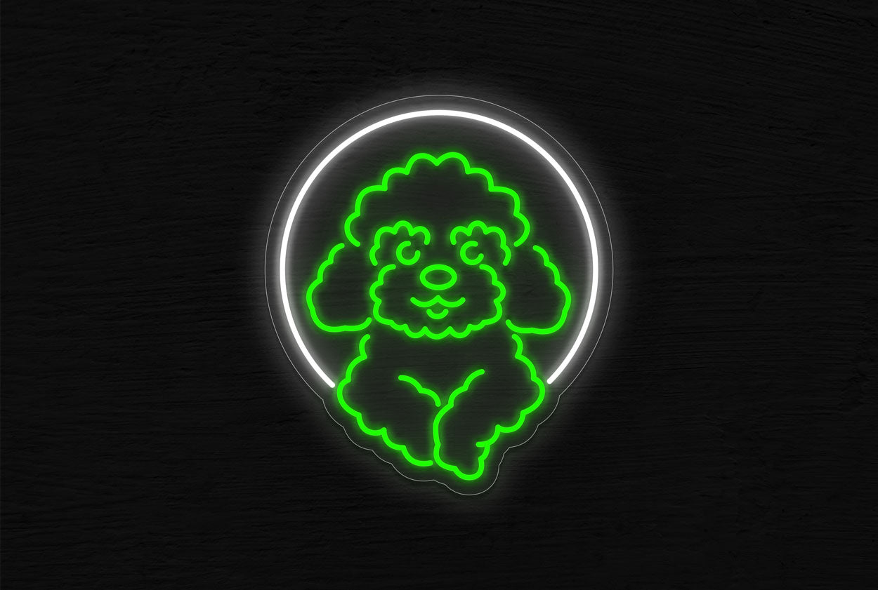 Poodle Dog LED Neon Sign