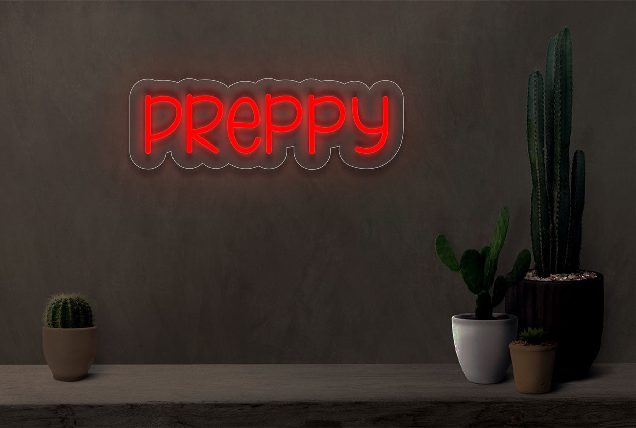 Preppy LED Neon Sign