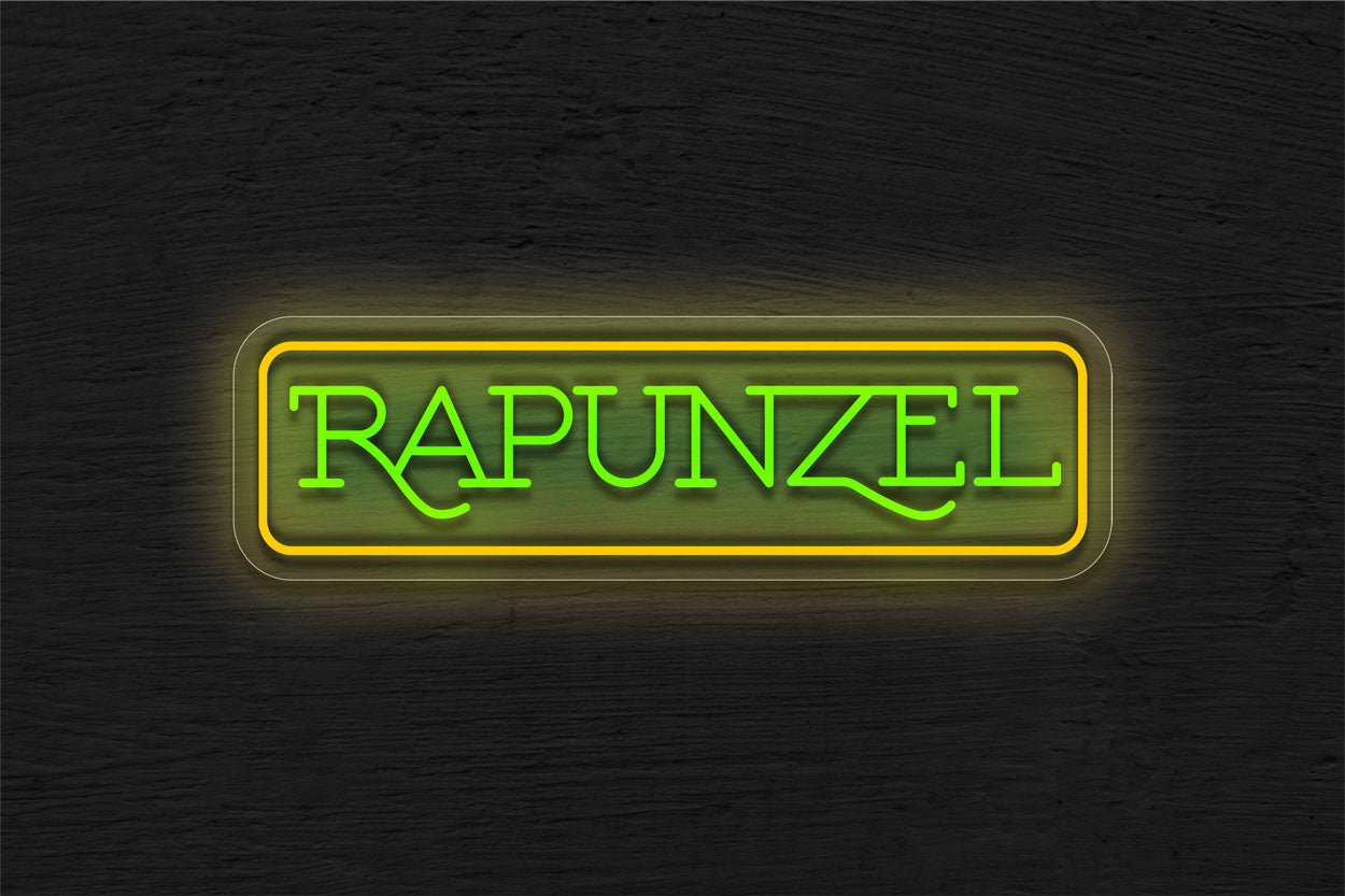 Rapunzel with Border LED Neon Sign