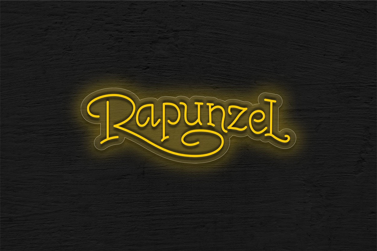 Rapunzel in Classic Text LED Neon Sign