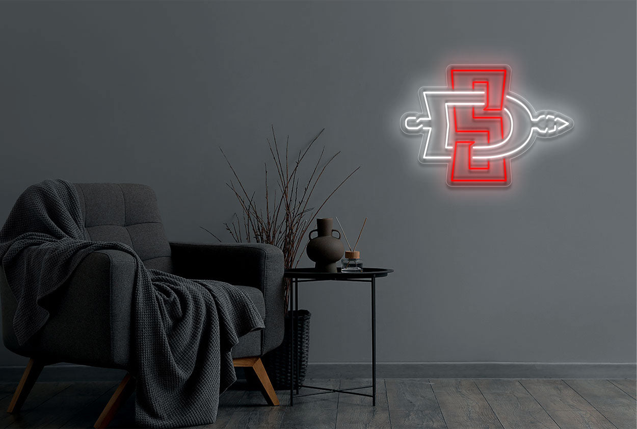 San Diego State Aztecs Men's Basketball LED Neon Sign