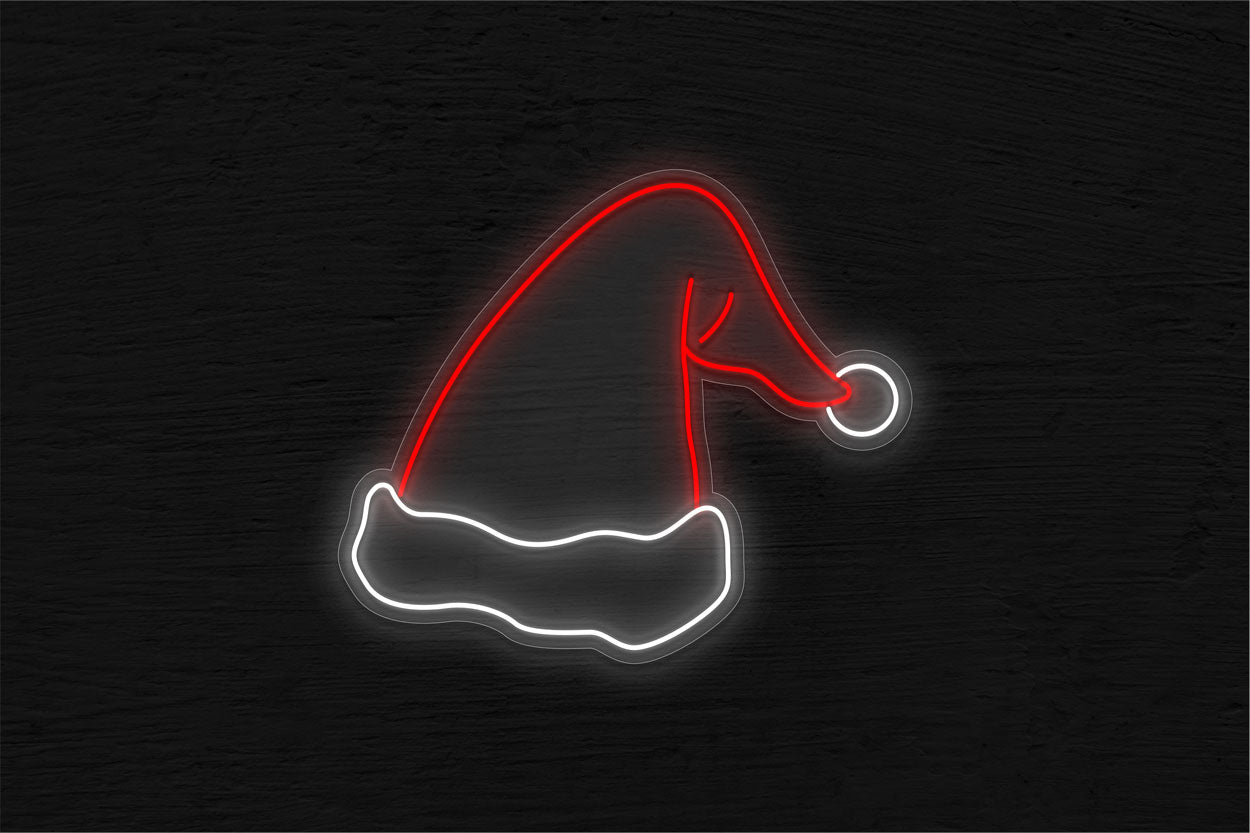 Santa Claus Hat LED Neon Sign