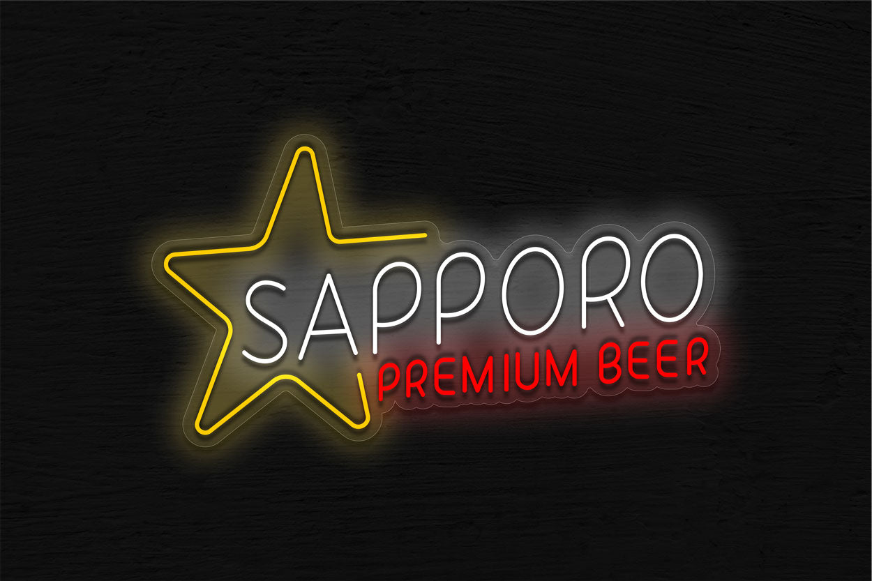 Sapporo Premium Beer LED Neon Sign