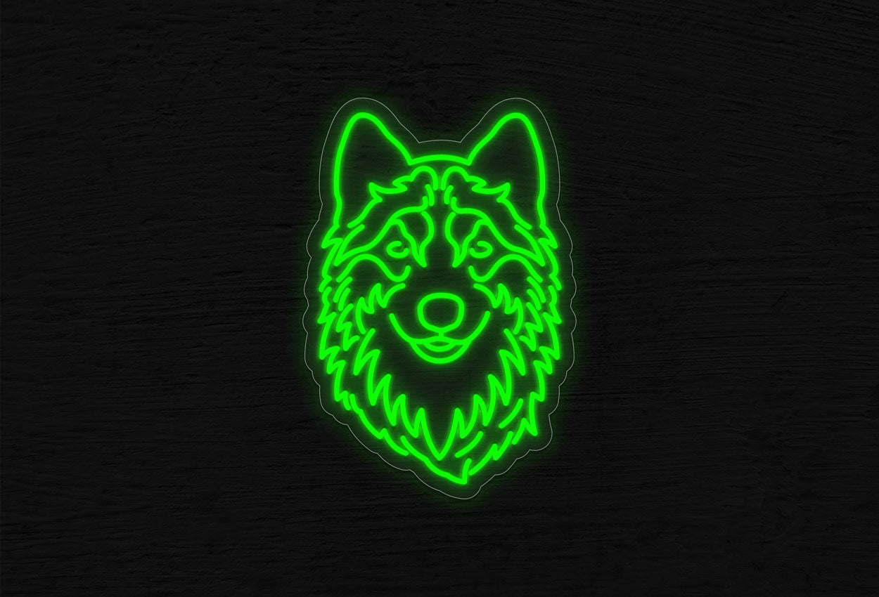 Siberian Husky LED Neon Sign