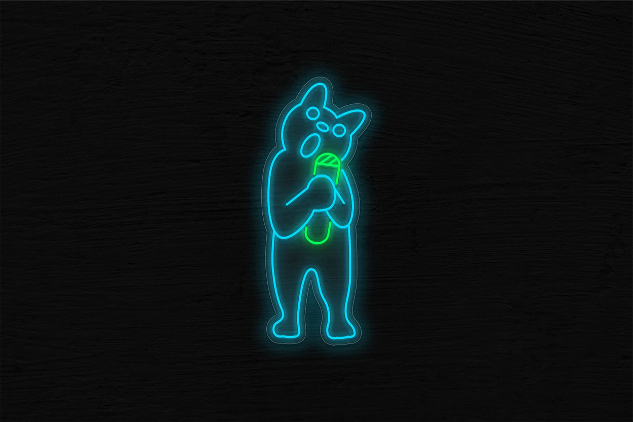 Singing Cat LED Neon Sign