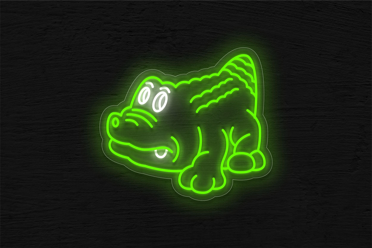 Small Alligator LED Neon Sign