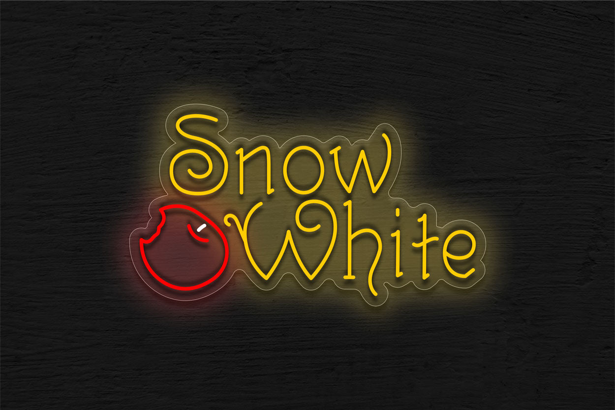 Snow White LED Neon Sign