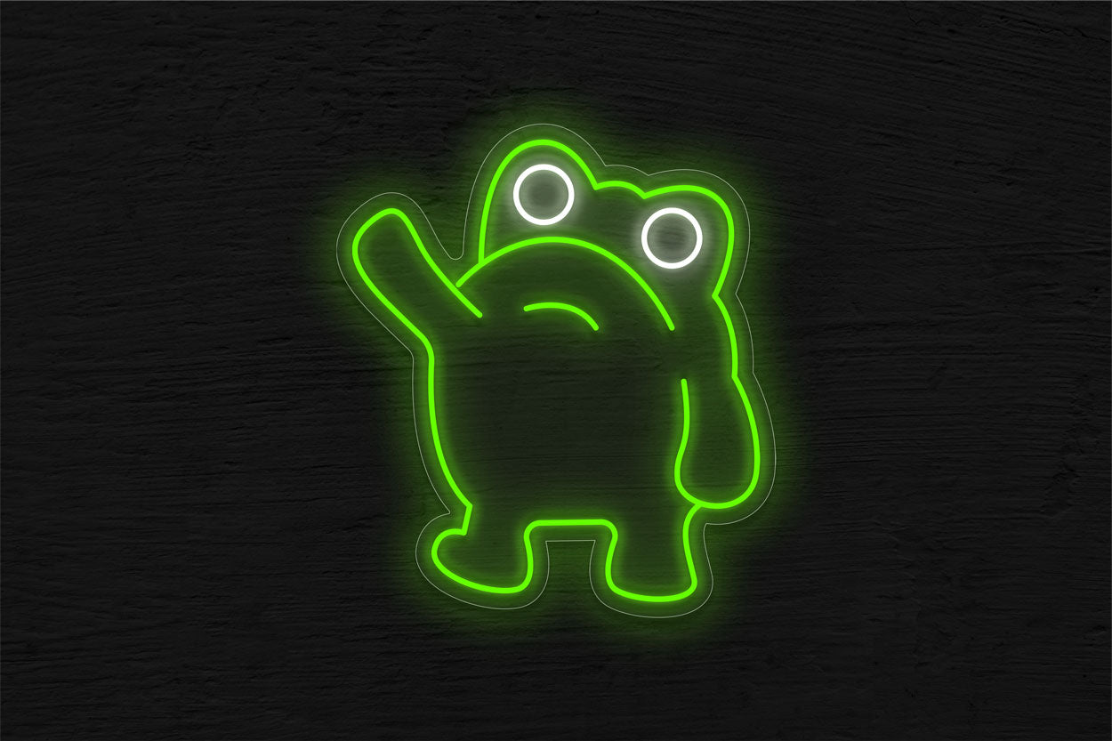 Standing Frog LED Neon Sign