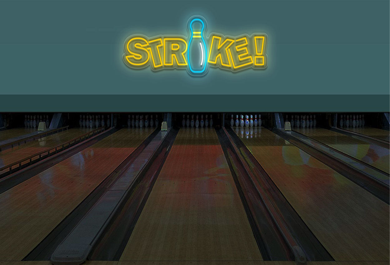 Strike with a Pin LED Neon Sign