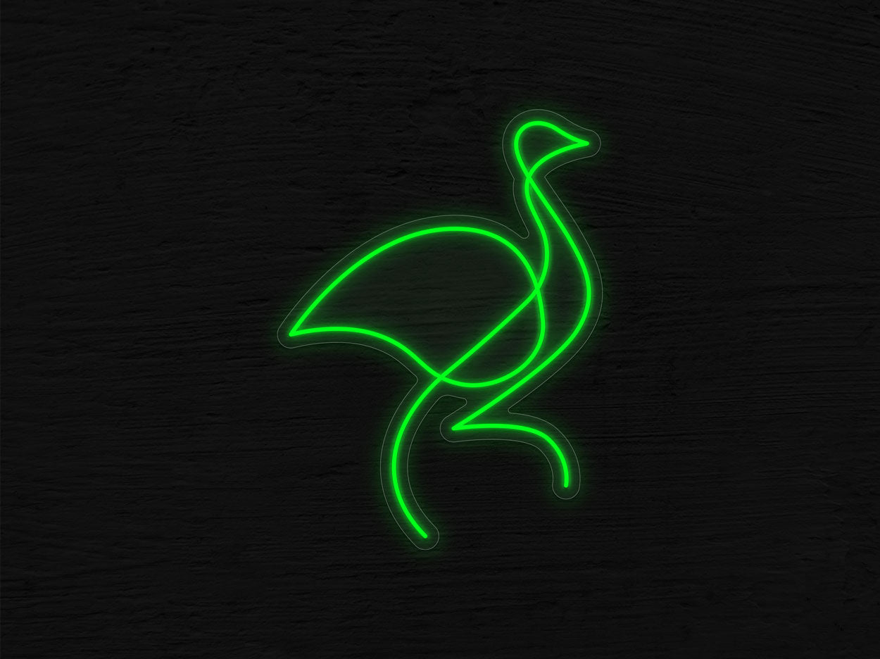 Walking Swan LED Neon Sign