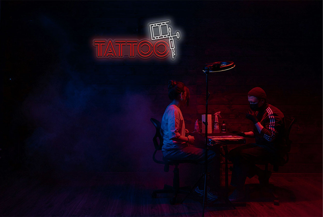 Tattoo(Funneon Font) LED Neon Sign