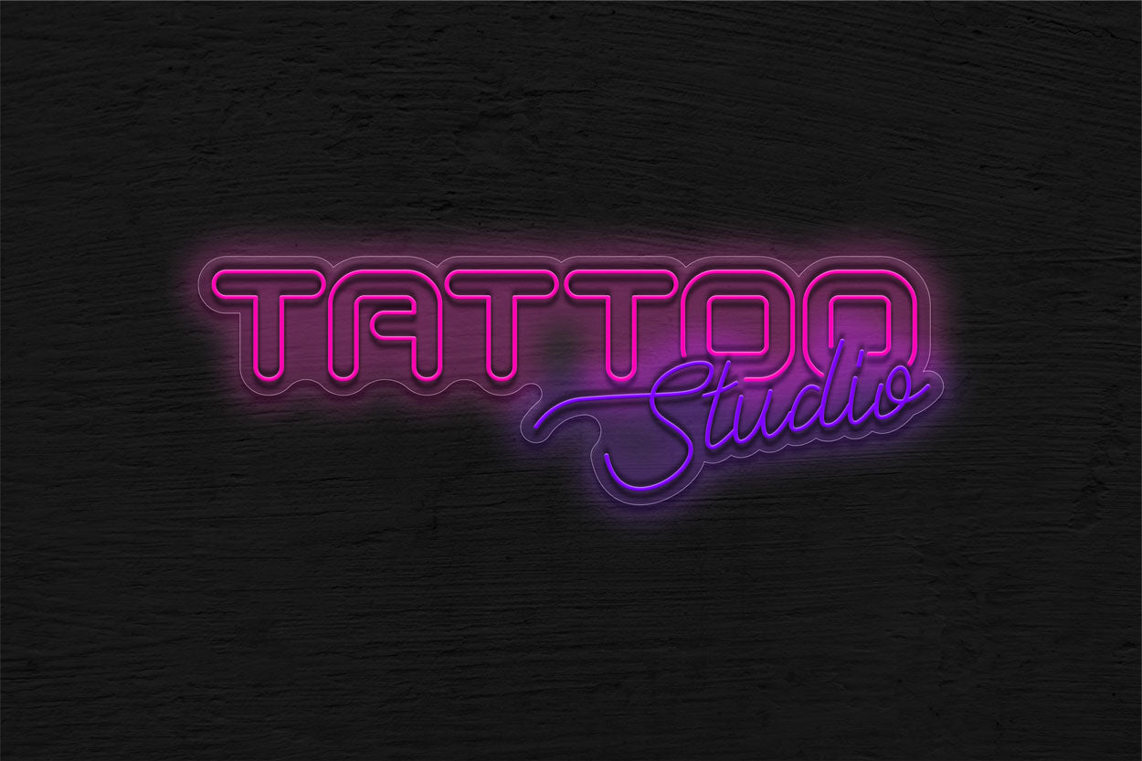 Tattoo(Techno Font) LED Neon Sign