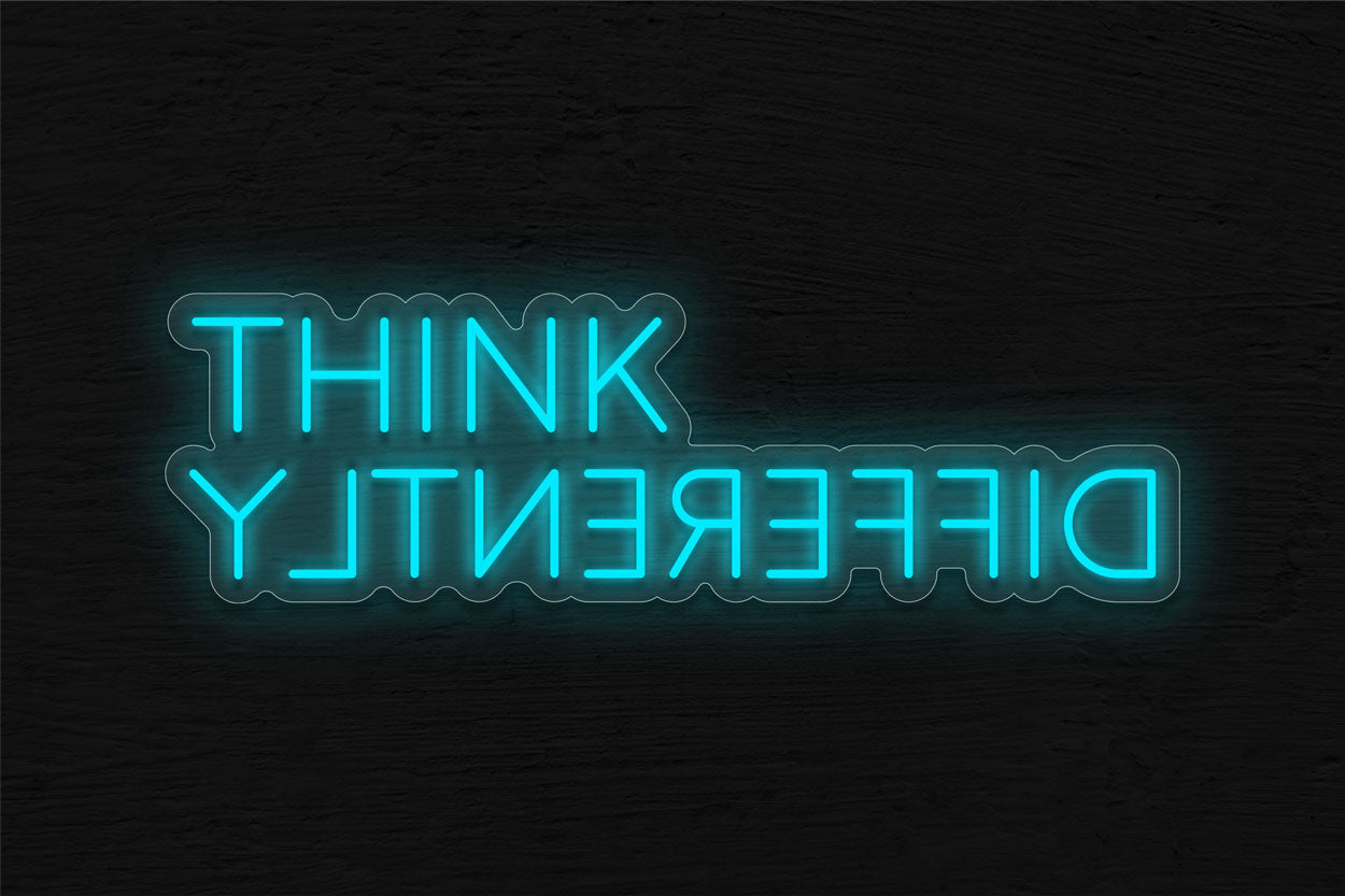 Think Differently LED Neon Sign