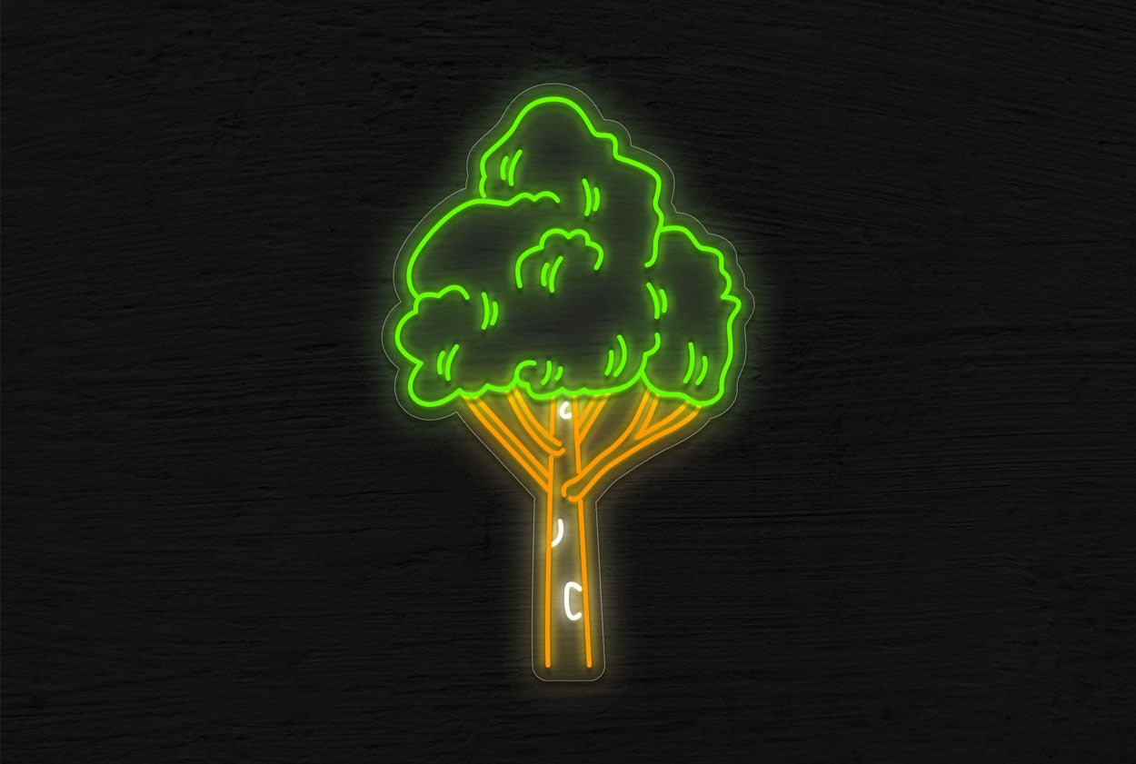 Tree V8 LED Neon Sign