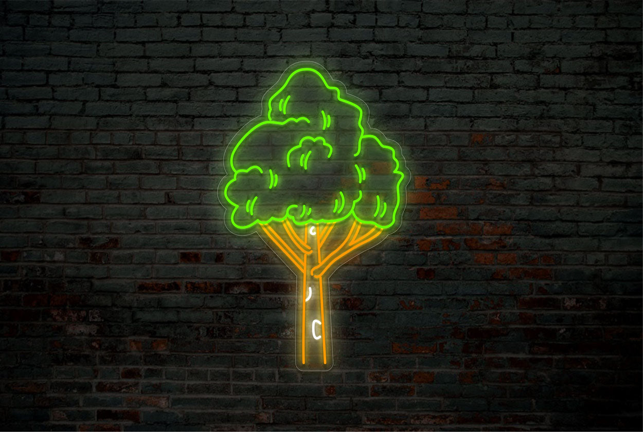 Tree V8 LED Neon Sign