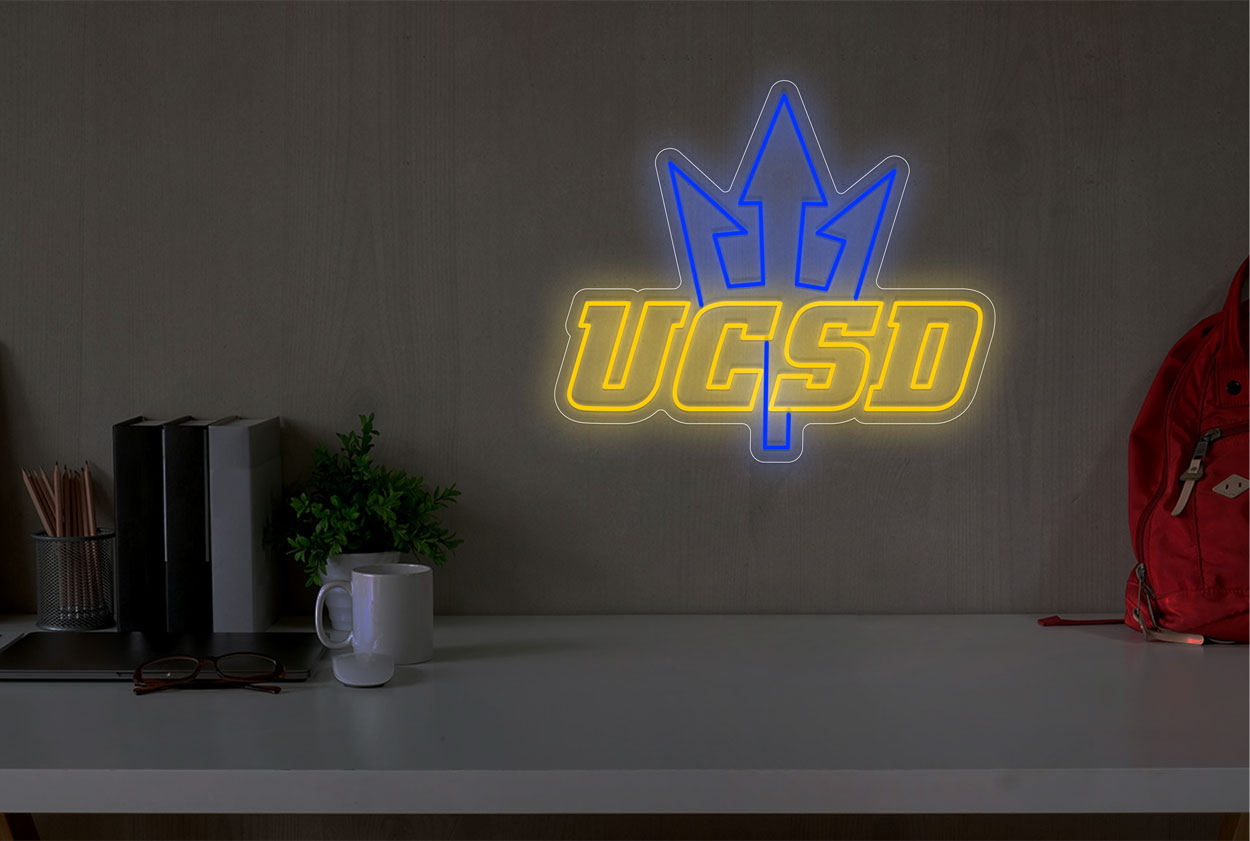 University of California, San Diego (UCSD) LED Neon Sign