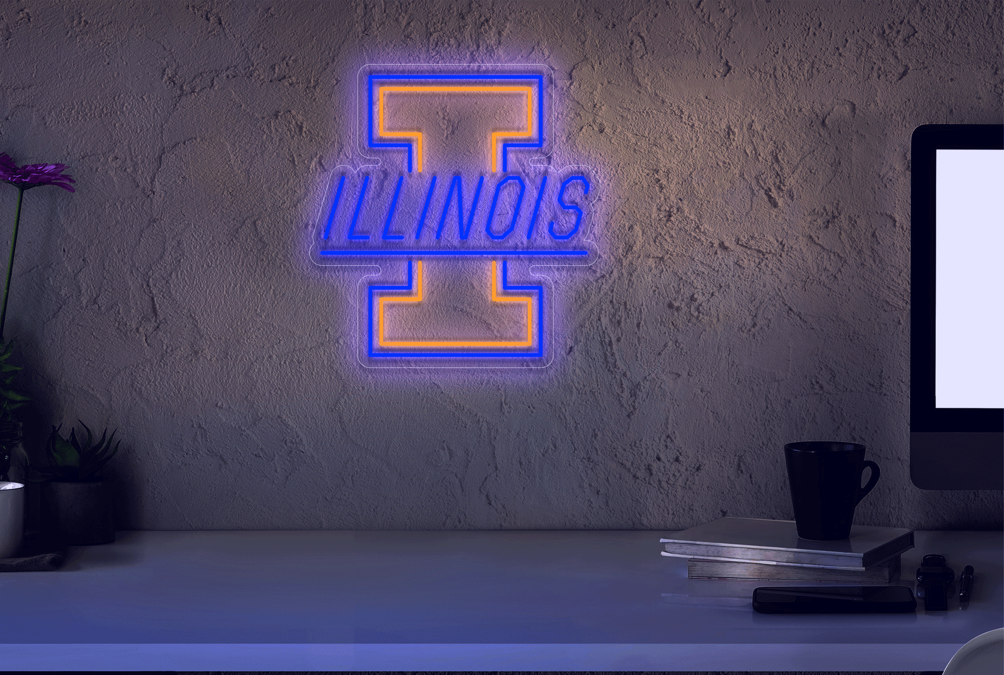 University of Illinois  LED Neon Sign