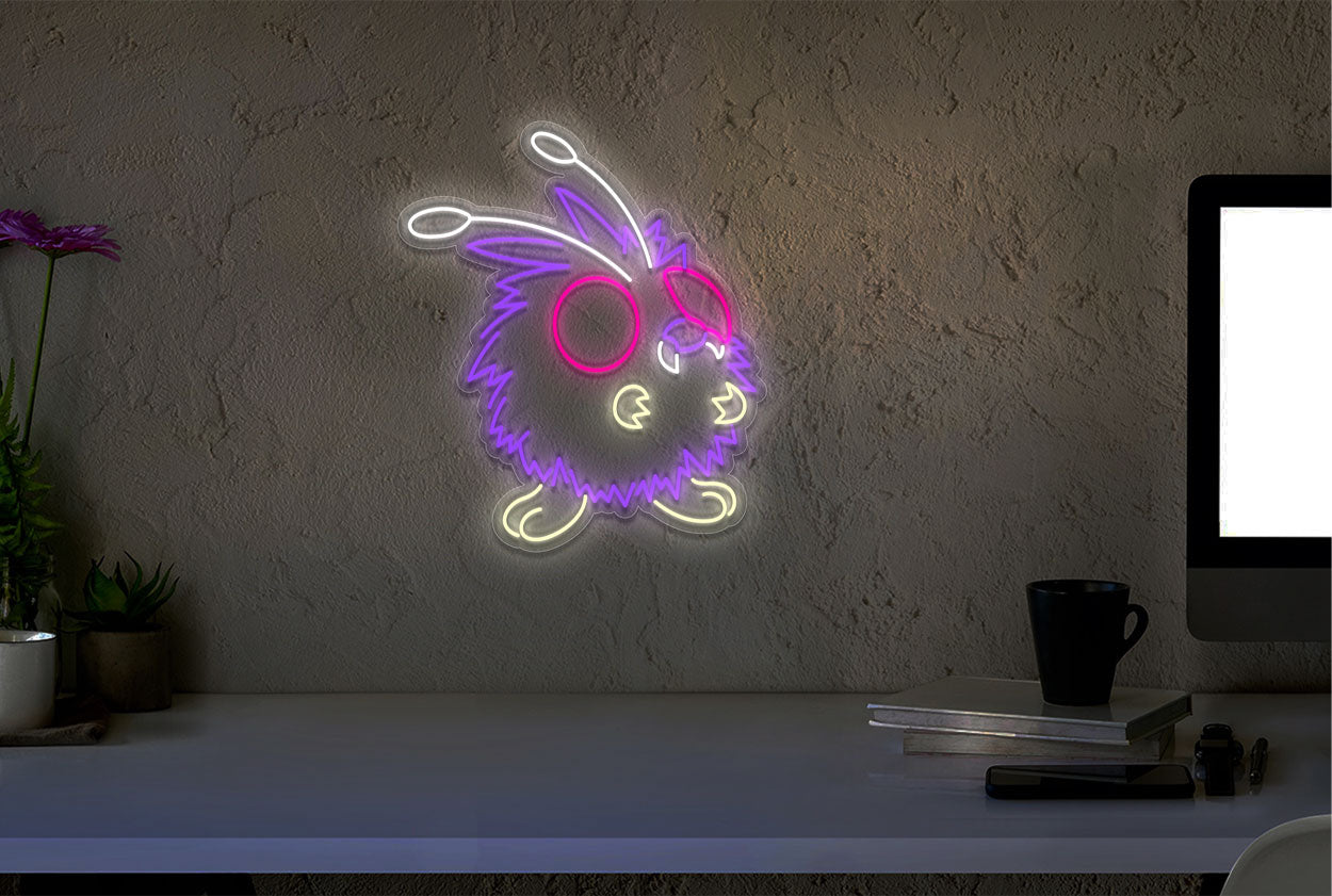 Venonat(Pokemon) LED Neon Sign