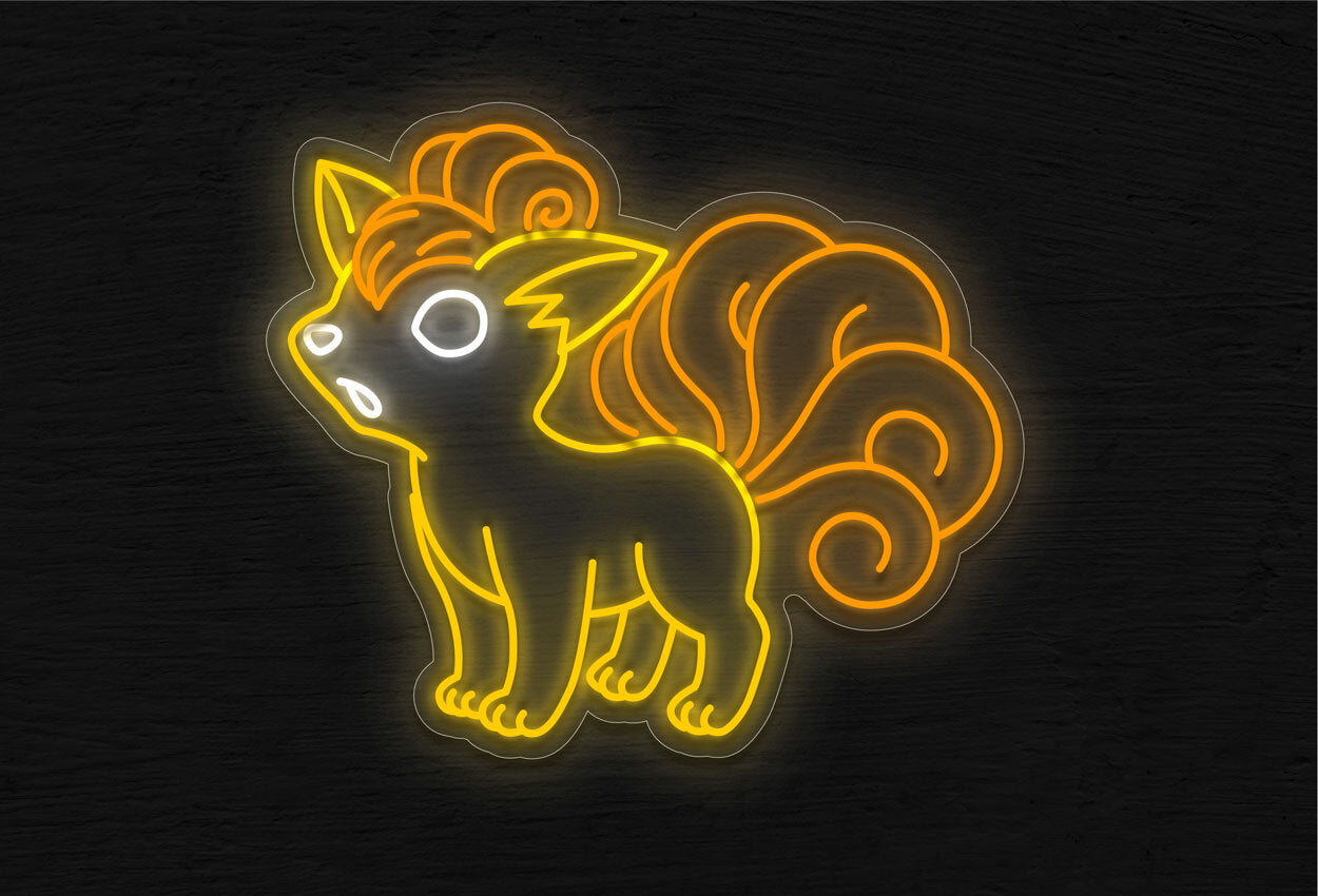 Vulpix(Pokemon) LED Neon Sign