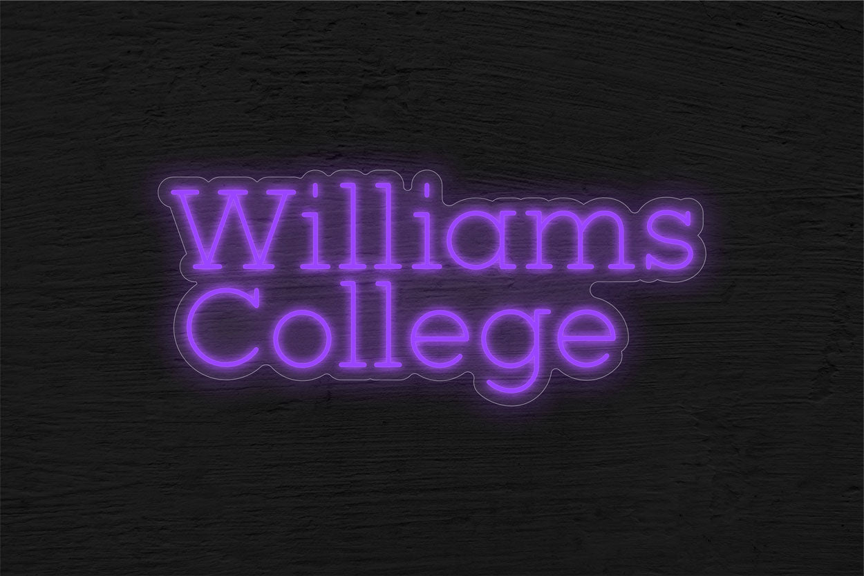 Williams College LED Neon Sign