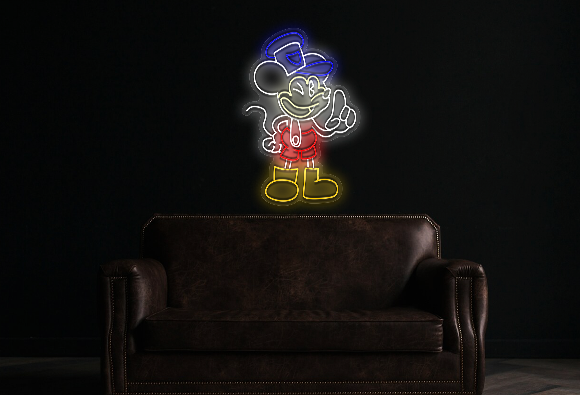 Willie The Mouse  LED Neon Sign