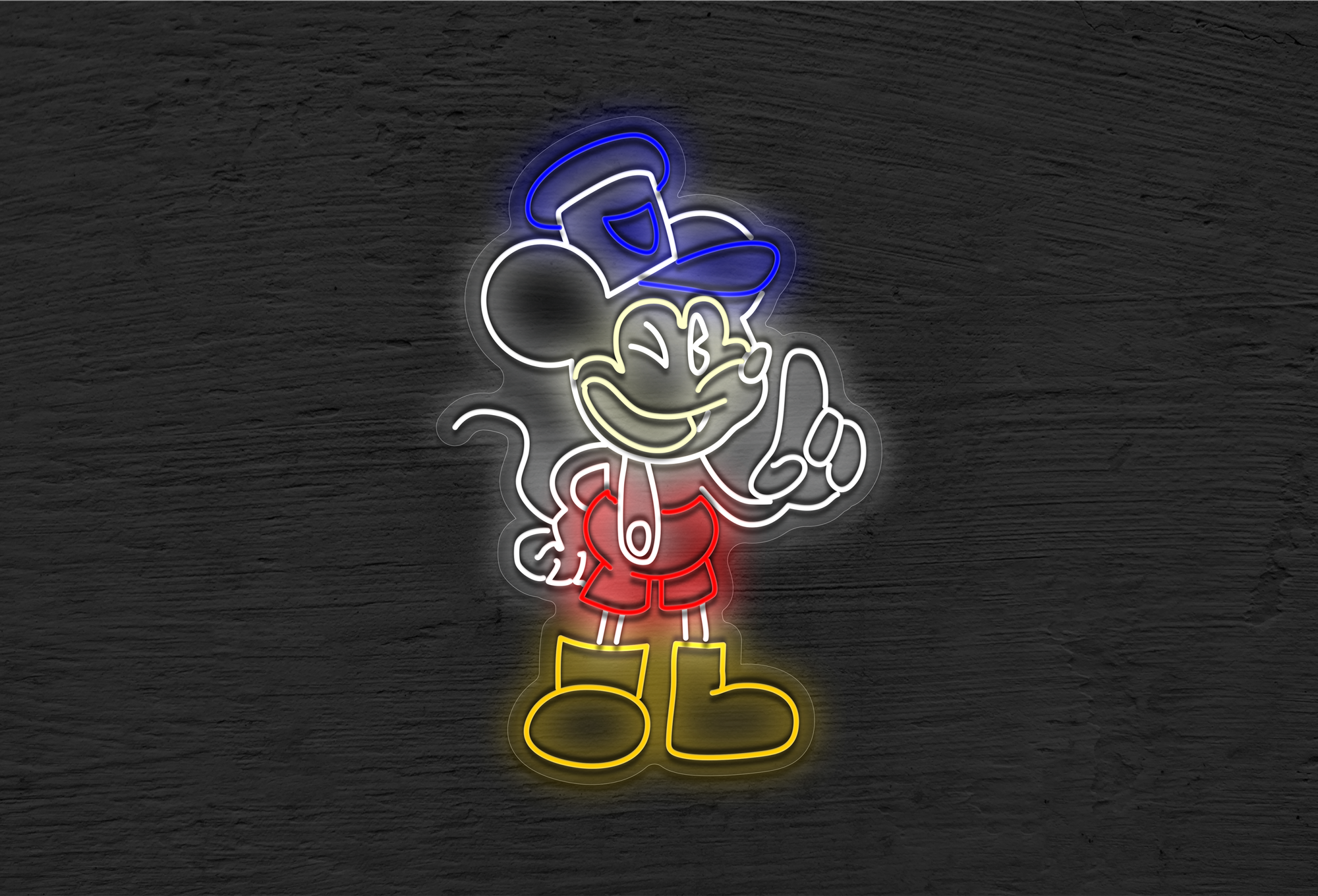 Willie The Mouse  LED Neon Sign