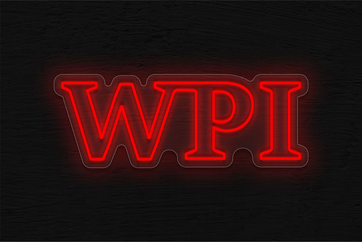 Worcester Polytechnic Institute LED Neon Sign