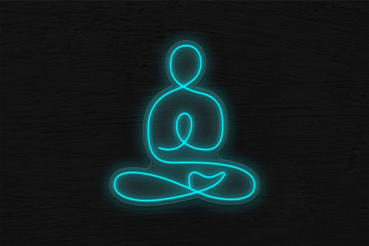 Yoga Outline LED Neon Sign