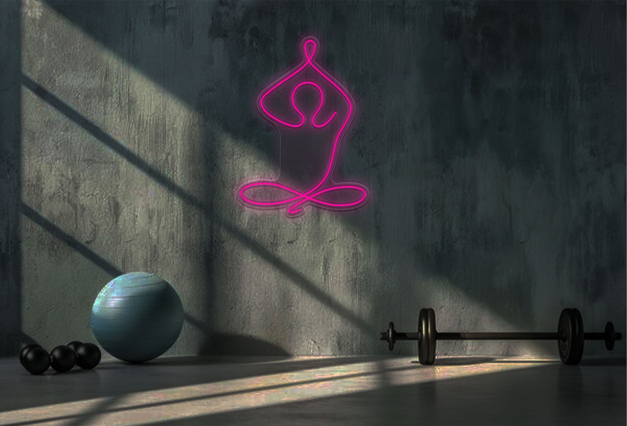 Yoga LED Neon Sign