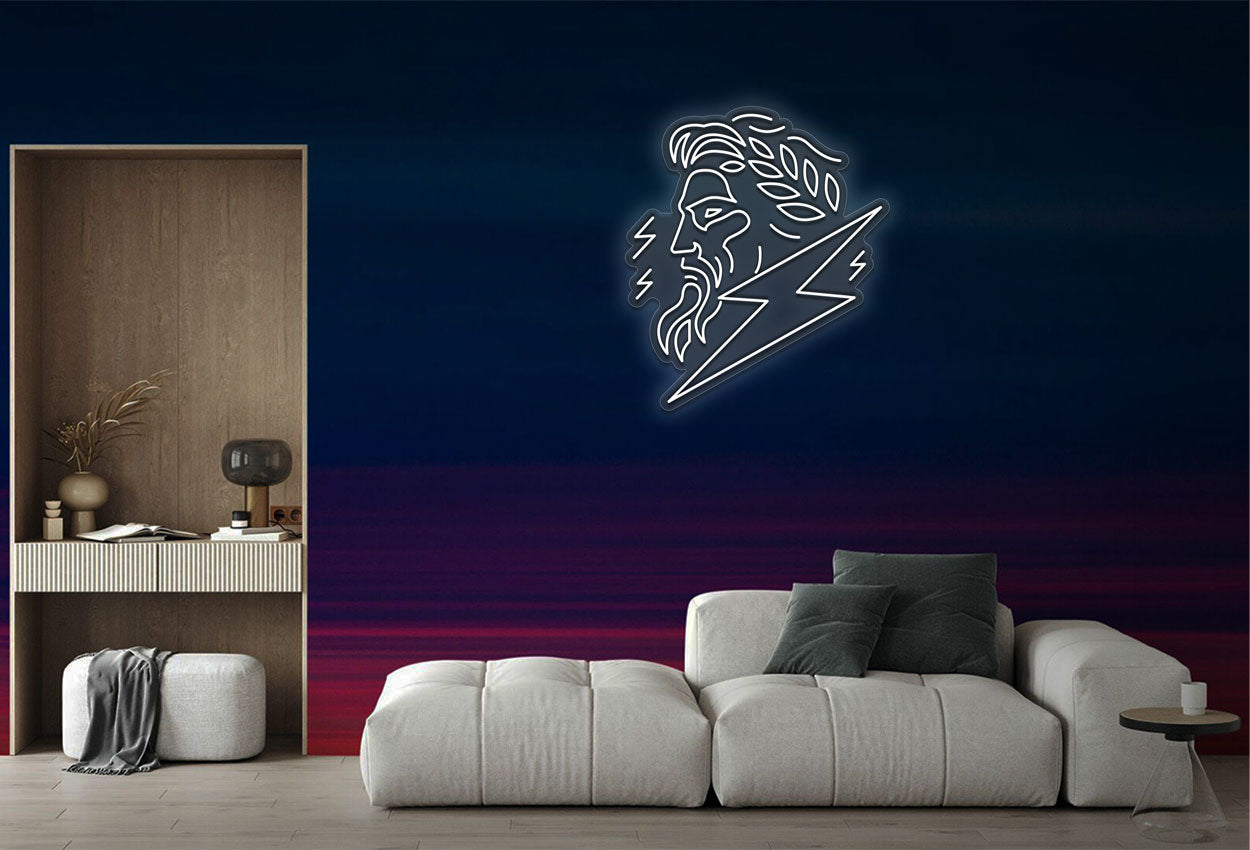 Zeus (Greek Mythology) LED Neon Sign