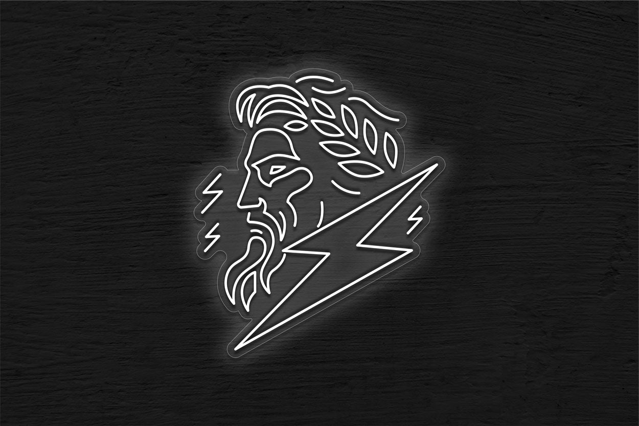 Zeus (Greek Mythology) LED Neon Sign